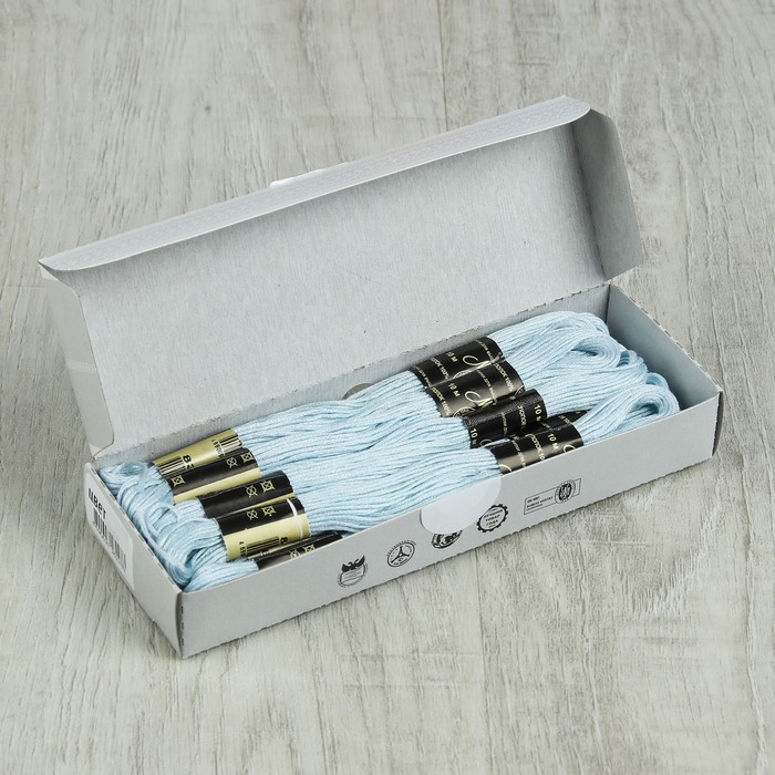 Мулине №8302,10±1м, цвет светло-голубой