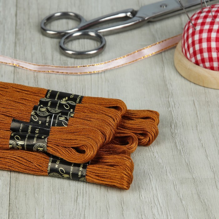 Мулине №5907,10±1м, цвет коричневый