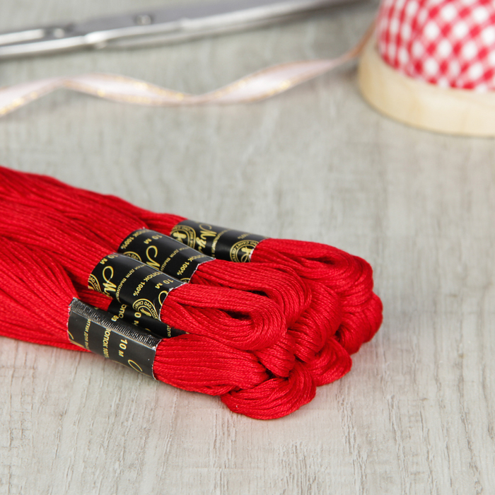 Мулине №0906,10±1м, цвет красный