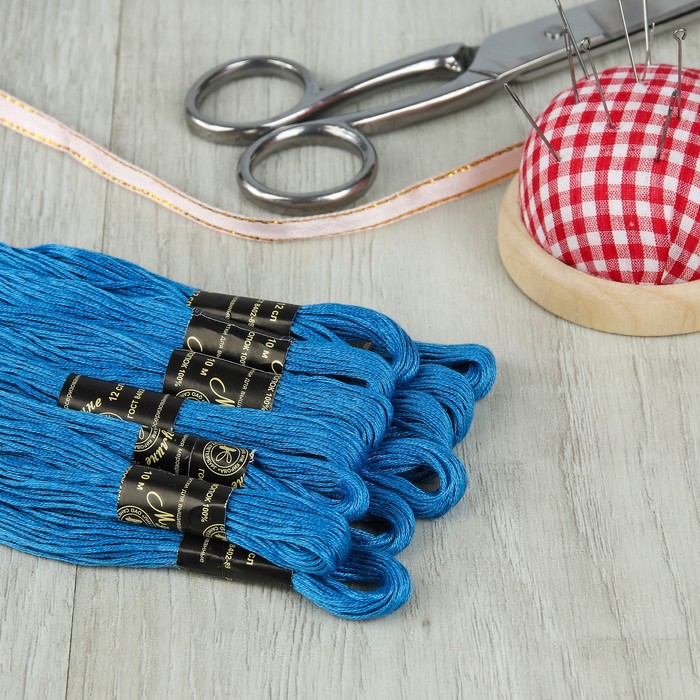 Мулине №2508,10±1м, цвет синий