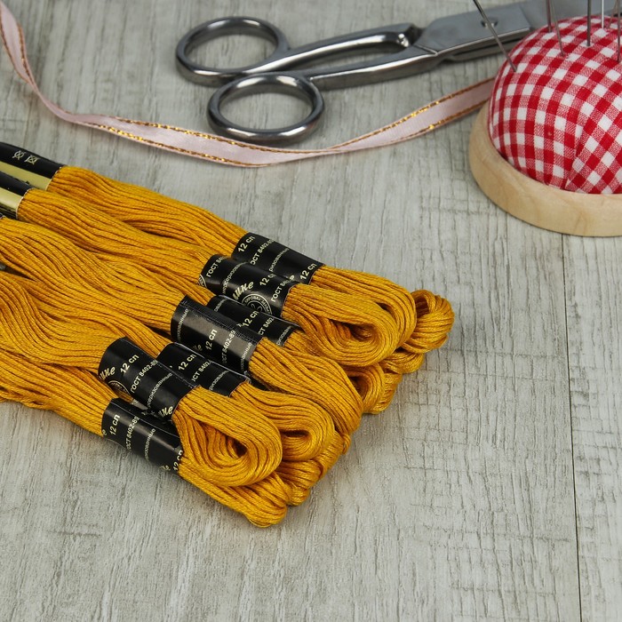 Мулине №0306,10±1м, цвет жёлтый