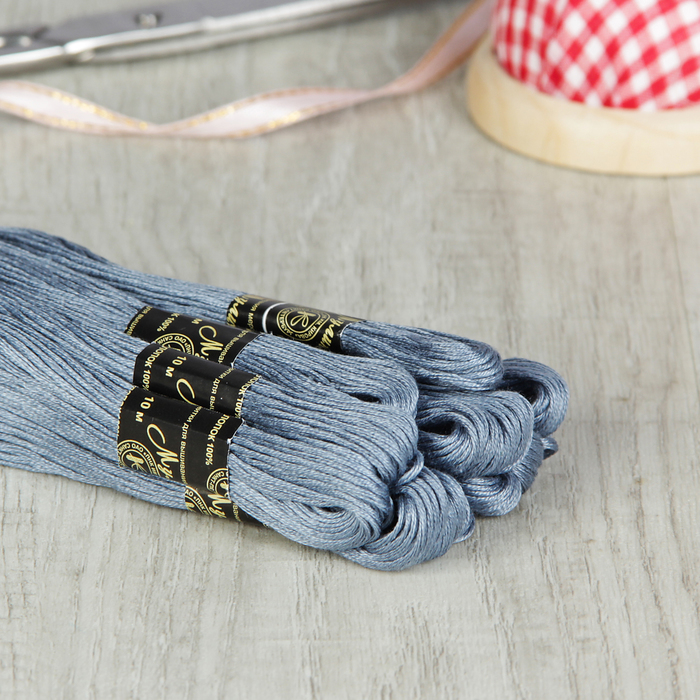 Мулине №7108,10±1м, цвет серый