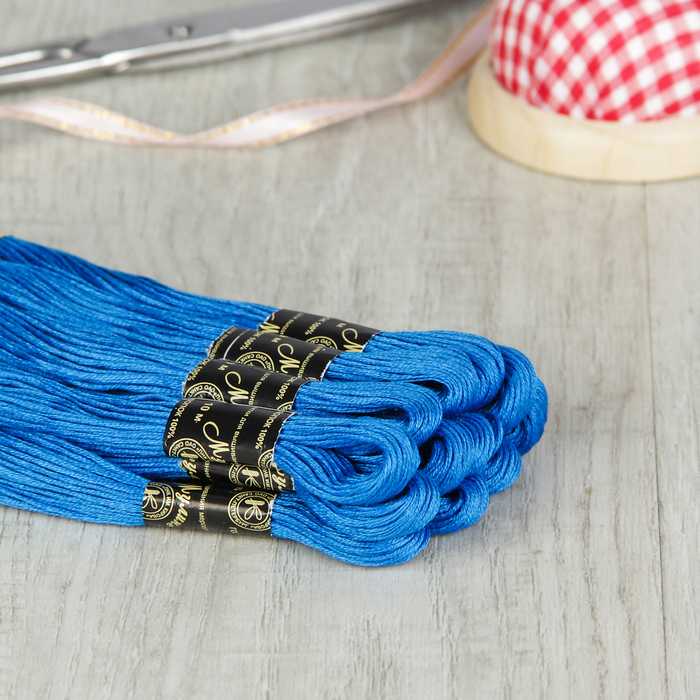 Мулине №2714,10±1м, цвет ярко-синий