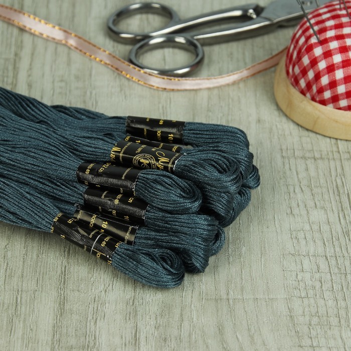 Мулине №7112,10±1м, цвет морской волны