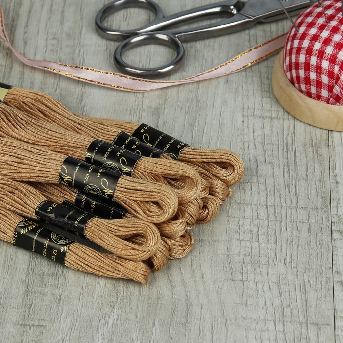 Мулине №6102,10±1м, цвет бежевый