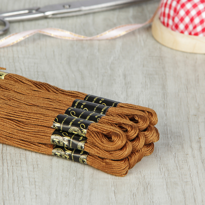 Мулине №9304,10±1м, цвет коричневый