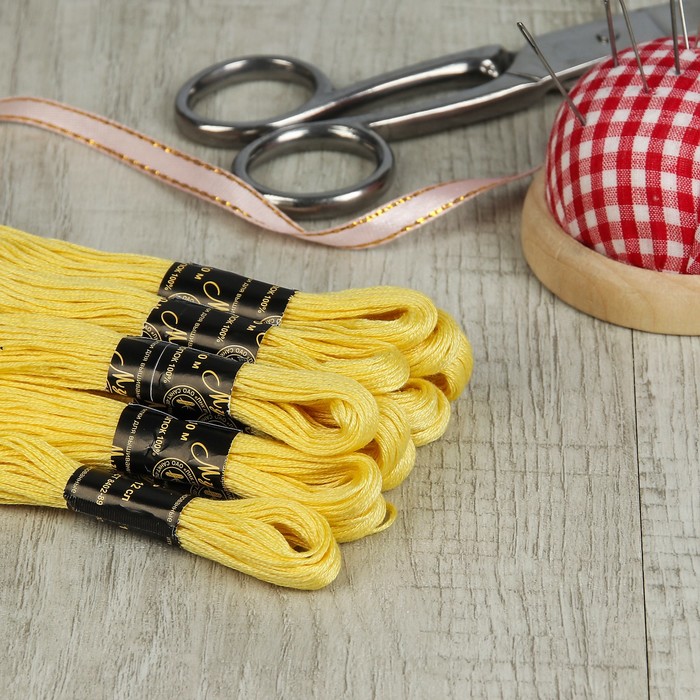 Мулине №0301,10±1м, цвет жёлтый