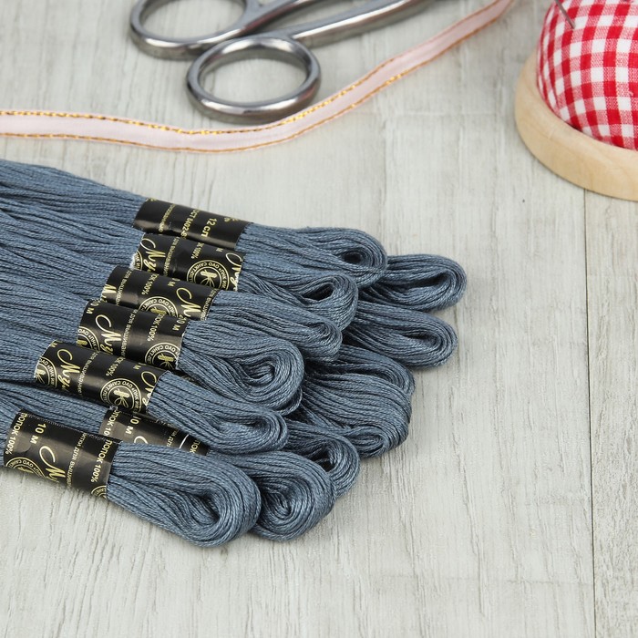 Мулине №7110,10±1м, цвет серый