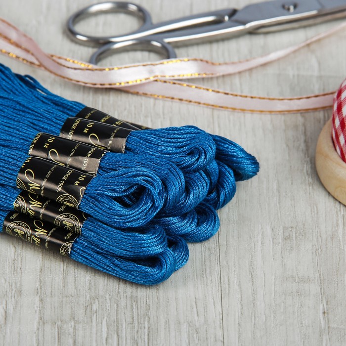 Мулине №8312,10±1м, цвет синий