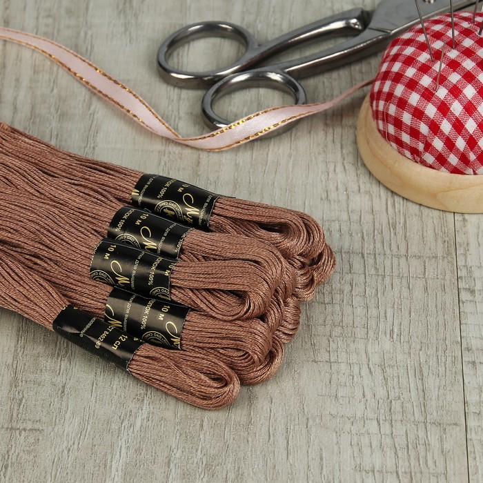 Мулине №6504,10±1м, цвет светло-коричневый