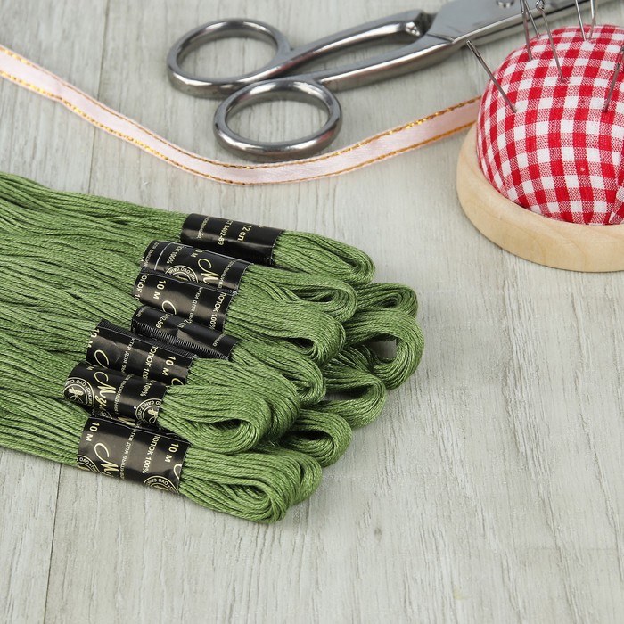 Мулине №4604,10±1м, цвет светло-зелёный