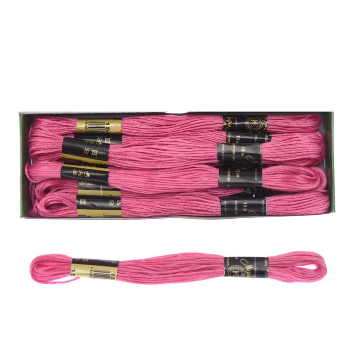 Мулине №1502,10±1м, цвет розовый