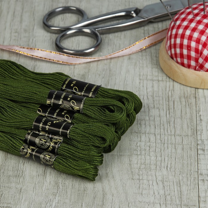 Мулине №4609,10±1м, цвет зелёный