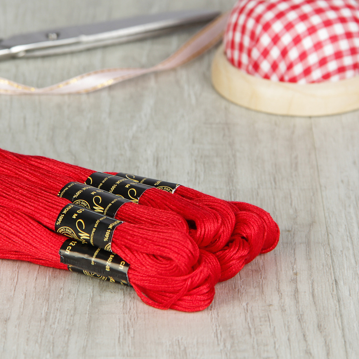 Мулине №0904,10±1м, цвет красный