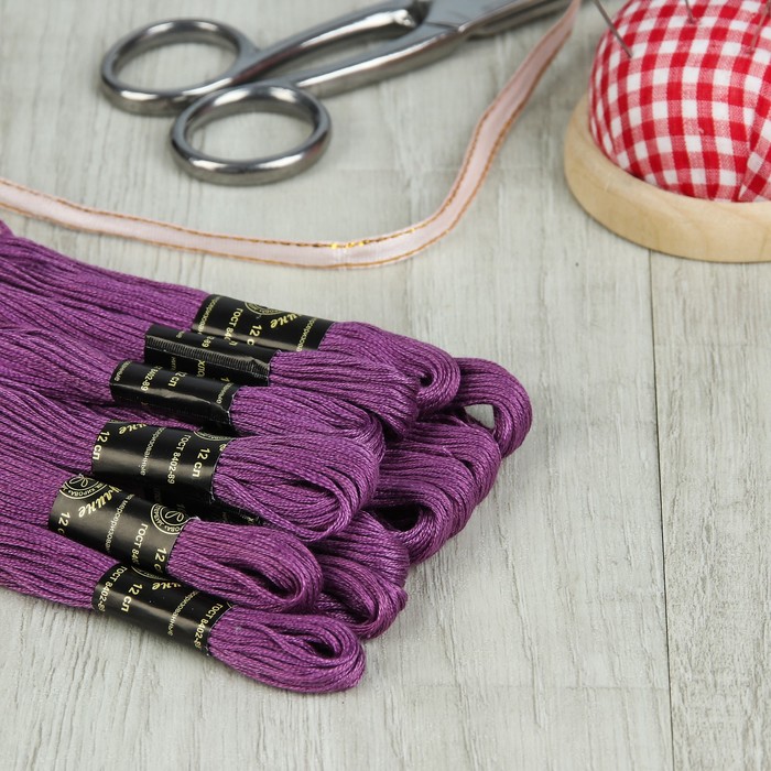 Мулине №2004,10±1м, цвет сиреневый