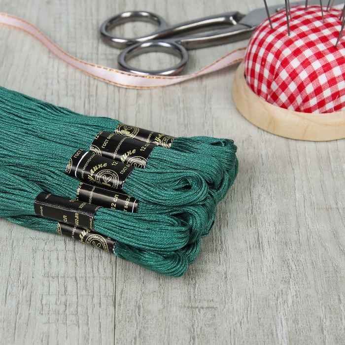 Мулине №9286,10±1м, цвет зелёный