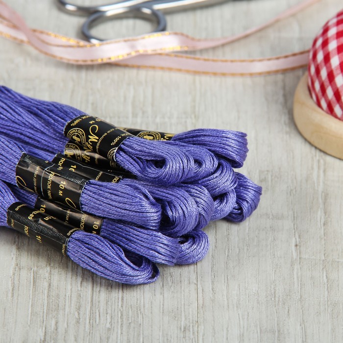 Мулине №8003,10±1м, цвет светло-сиреневый