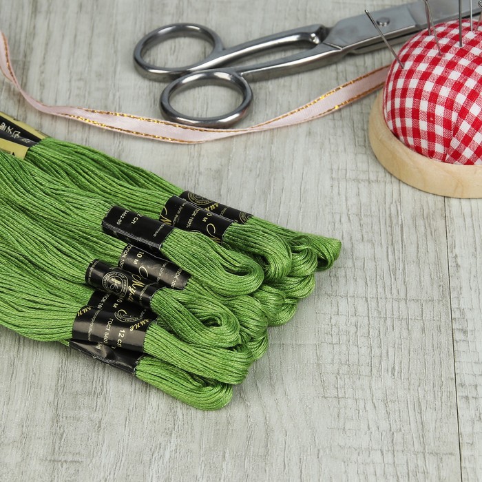 Мулине №4006,10±1м, цвет зелёный