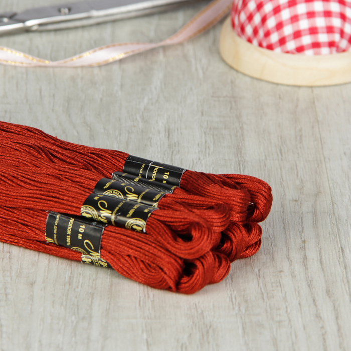 Мулине №1616,10±1м, цвет бордовый