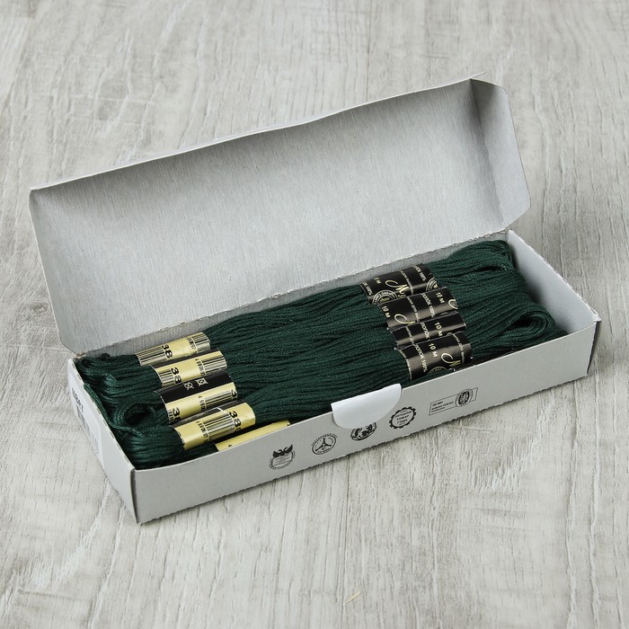 Мулине №3806,10±1м, цвет тёмно-зелёный