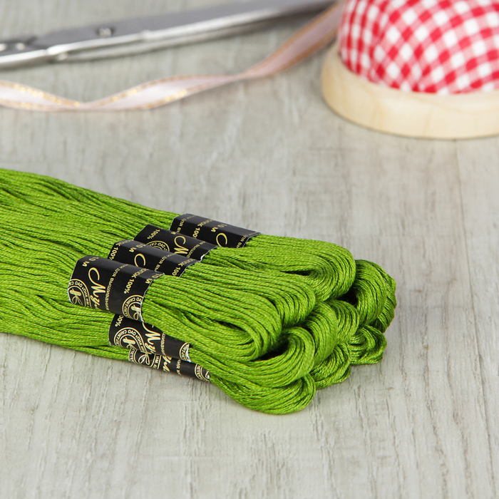 Мулине №4008,10±1м, цвет зелёный