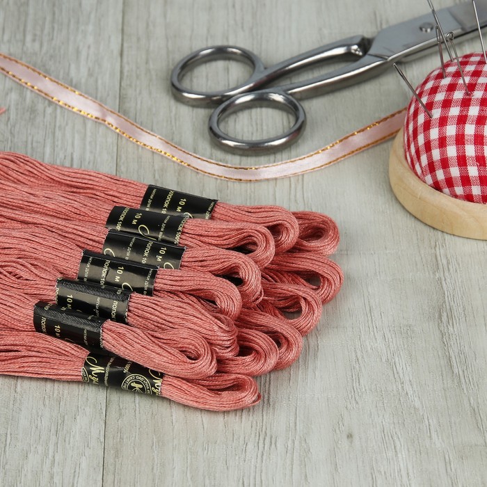 Мулине №5602,10±1м, цвет светло-розовый