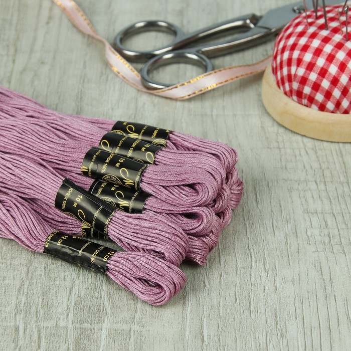 Мулине №1802,10±1м, цвет розовый