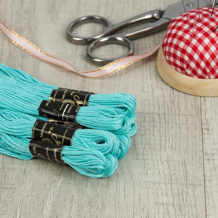 Мулине №3504,10±1м, цвет светло-голубой