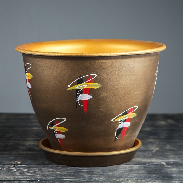 Кашпо "Титул" абстракция 6 л