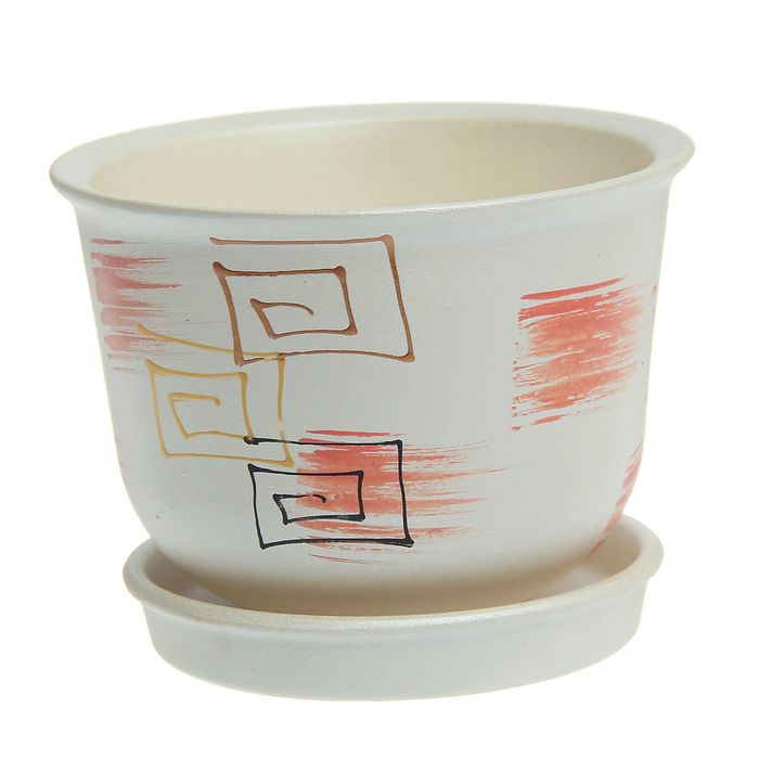 Кашпо "Кедр" 0,8 л, микс