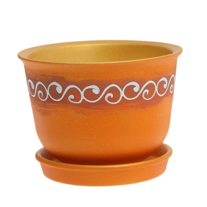 Кашпо "Кедр" 0,8 л, микс