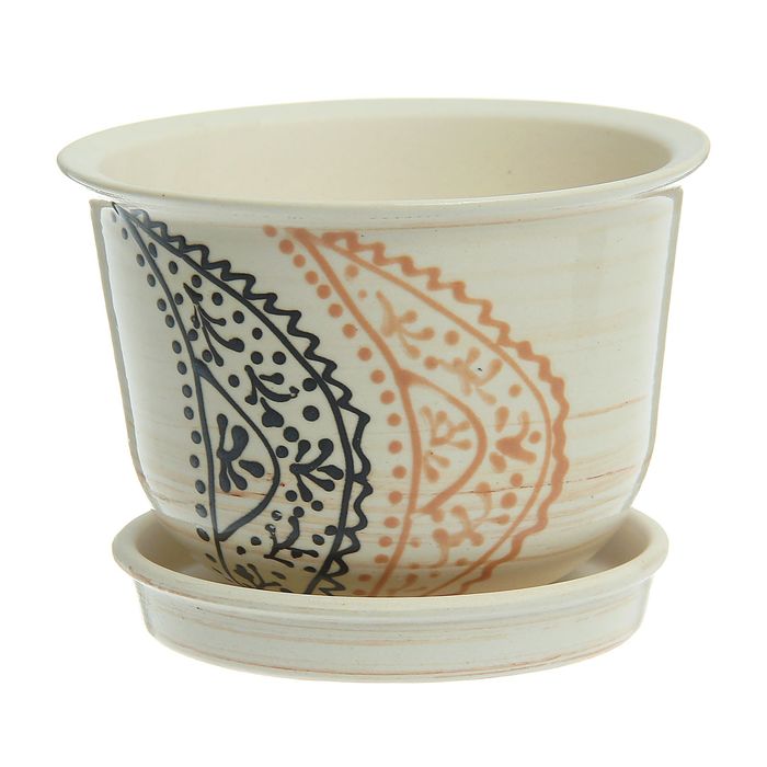 Кашпо "Кедр" 0,8 л, микс