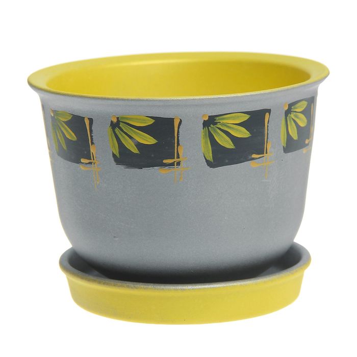 Кашпо "Кедр" 0,8 л, микс