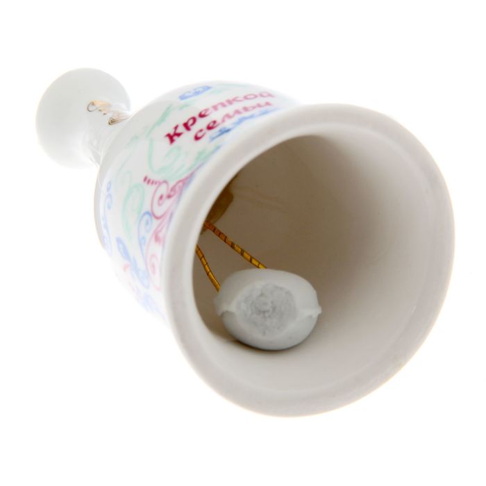 Колокольчик с ручкой "Крепкой семьи", 7,6 х 4,3 см