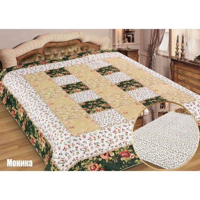 Покрывало шелк Marianna ИМА ГОЛД Моника 230х250 см, микрофибра пэ100%