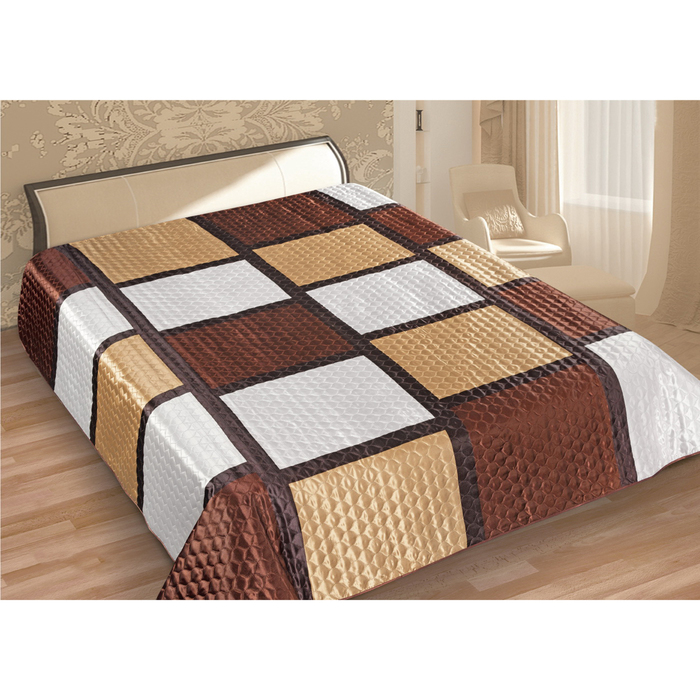 Покрывало 3D Marianna евро Леонардо 200х220 см, искус. шелк пэ100%