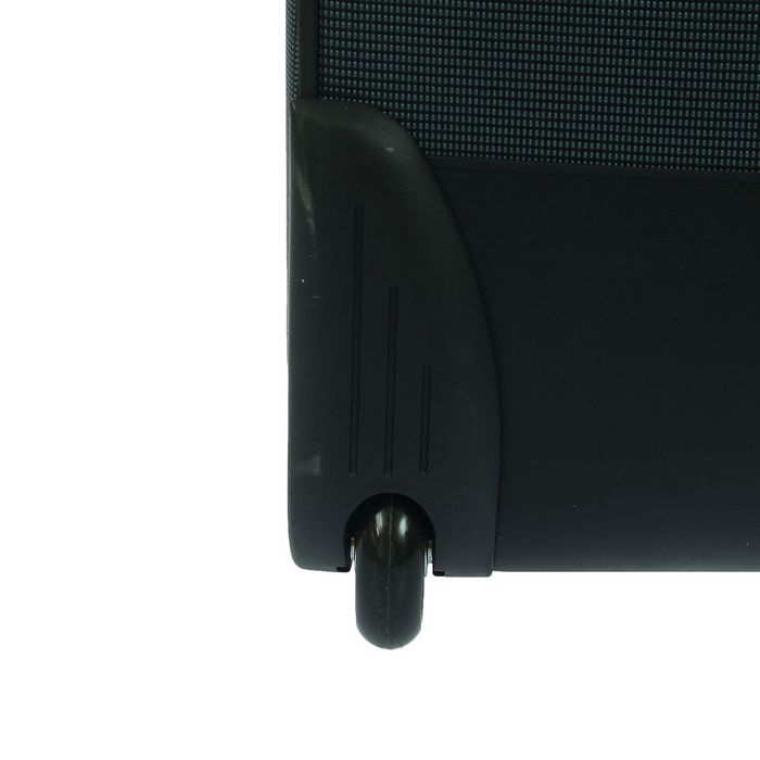 Чемодан с увеличением объёма, средний, 28", 110 л, 2 колеса, цвет тёмно-серый