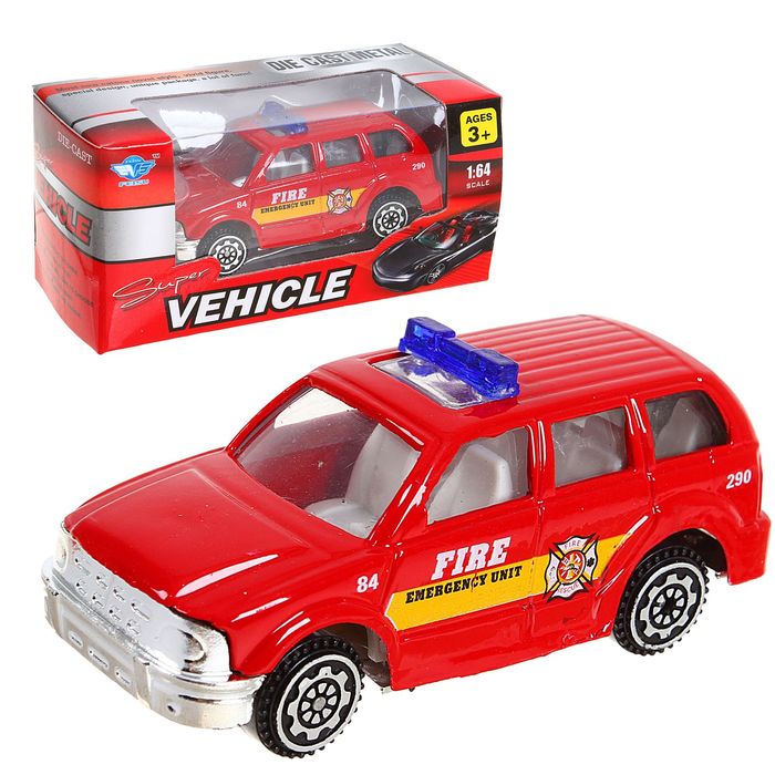 Машина металлическая "Спецслужба", масштаб 1:64, МИКС