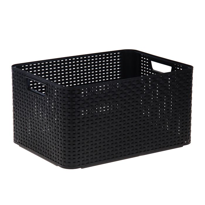 Корзина 30 л Natural Style, цвет темно-коричневый