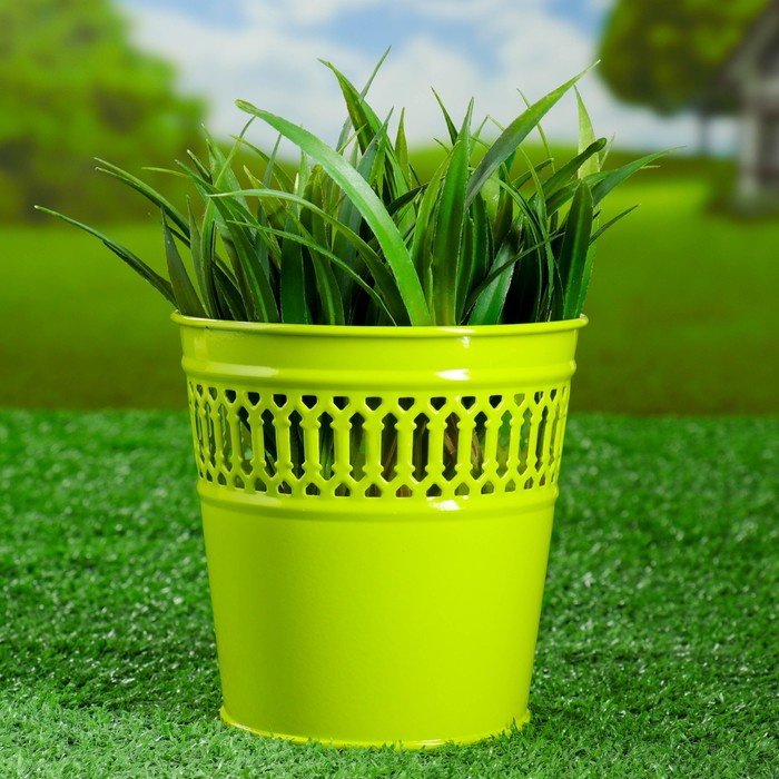 Кашпо "Орнамент" резное, микс