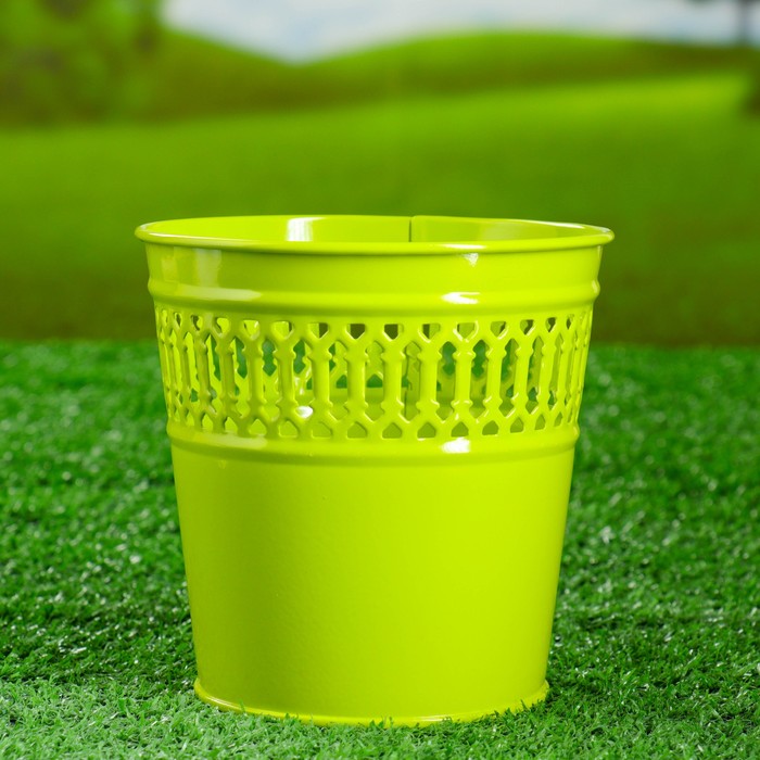 Кашпо "Орнамент" резное, микс