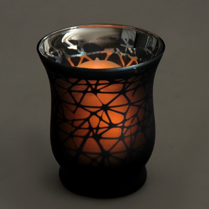 Подсвечник на 1 свечу "Паутина"