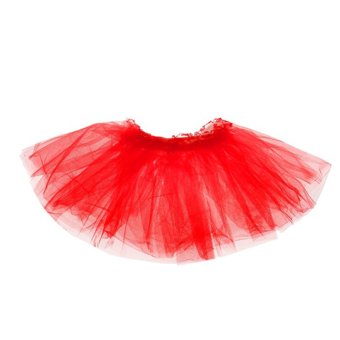 купить Карнавальная юбка Объем 5 слоев 4-6 лет, цвет красный