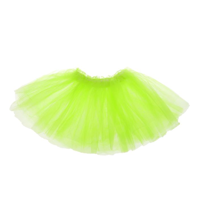 Карнавальная юбка «Объем», 5 слоёв, 4-6 лет, цвет салатовый