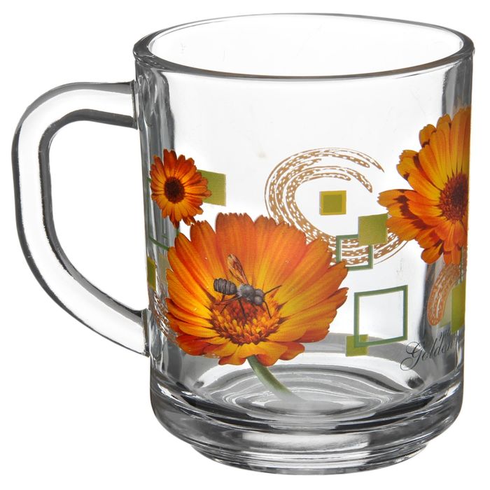 Кружка 200 мл "Маргаритки", в подарочной упаковке