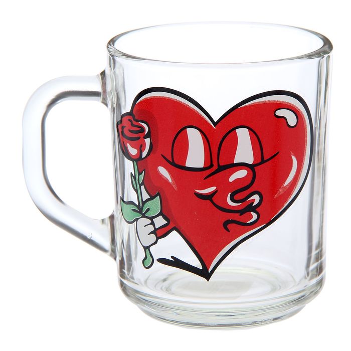 Кружка 200 мл "Стрелы Амура", МИКС