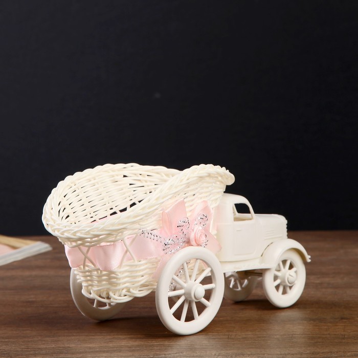 Корзина декоративная "Грузовичок с высокими бортами" МИКС