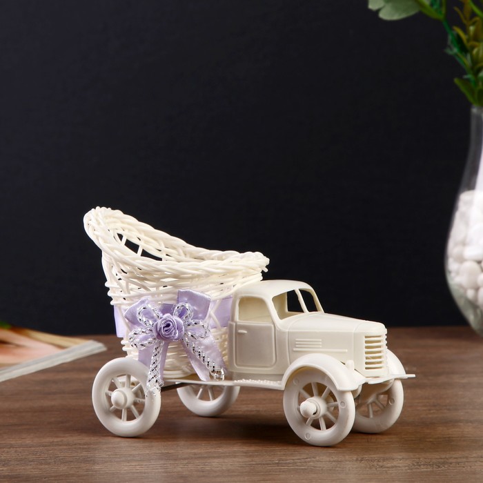 Корзина декоративная "Грузовичок", d = 5.5 см, МИКС