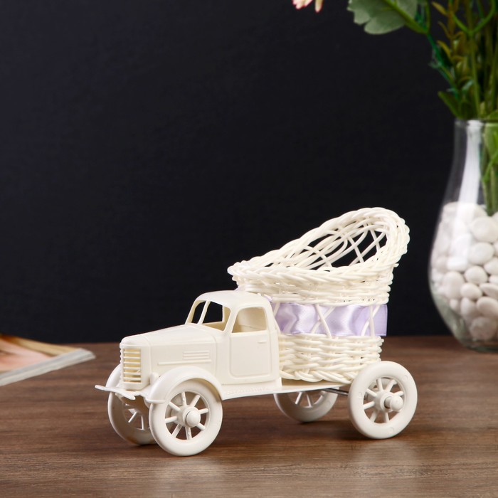 Корзина декоративная "Грузовичок", d = 5.5 см, МИКС