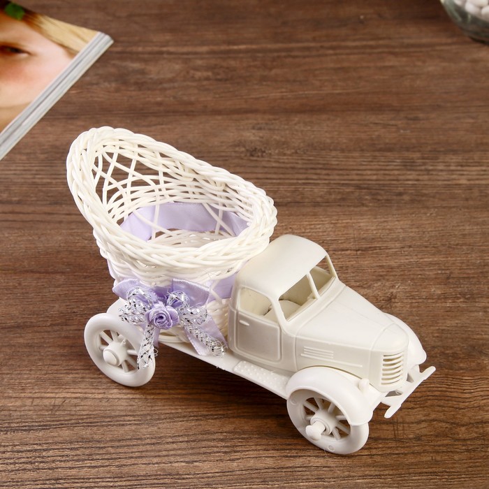 Корзина декоративная "Грузовичок", d = 5.5 см, МИКС